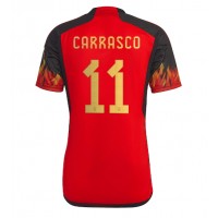 Belgium Yannick Carrasco #11 Replica Home Shirt World Cup 2022 Short Sleeve